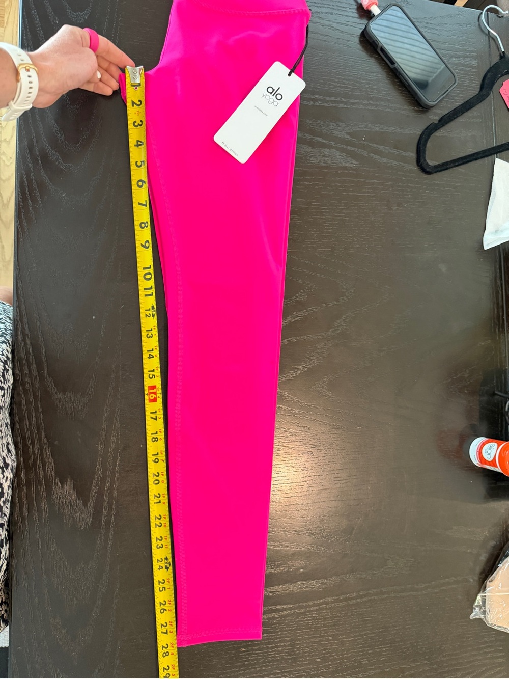 Alo Hot Pink Leggings Size Small NWT - Picture 8 of 8